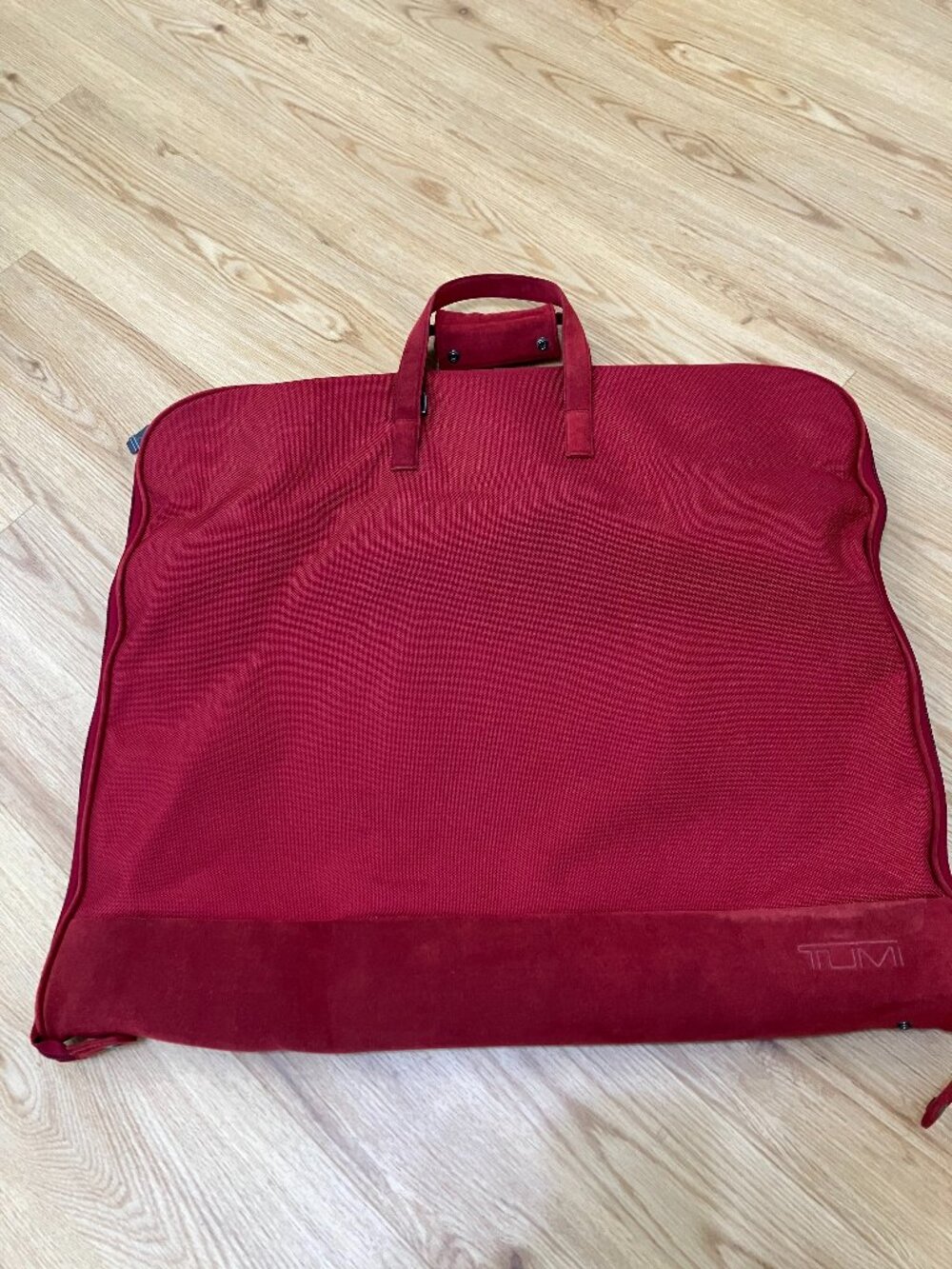 TUMI Nylon W/Suede Leather Bi-Fold Carry-On Duffle/Garment Bag